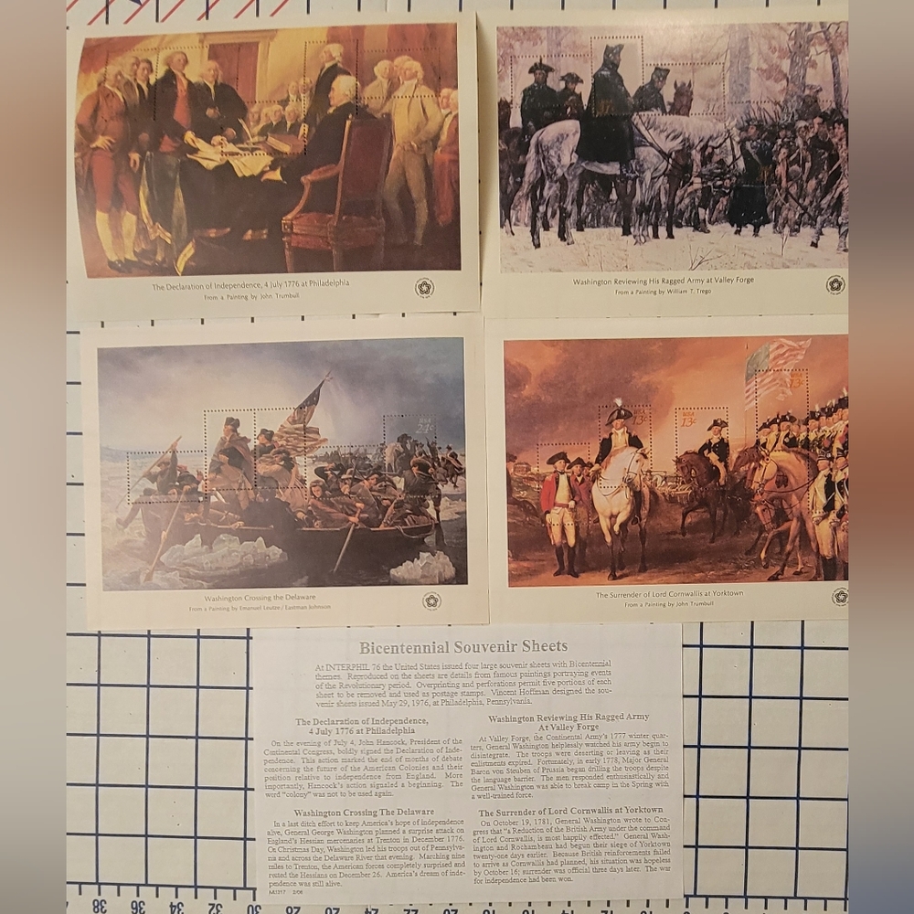 Bicentennial stamp set